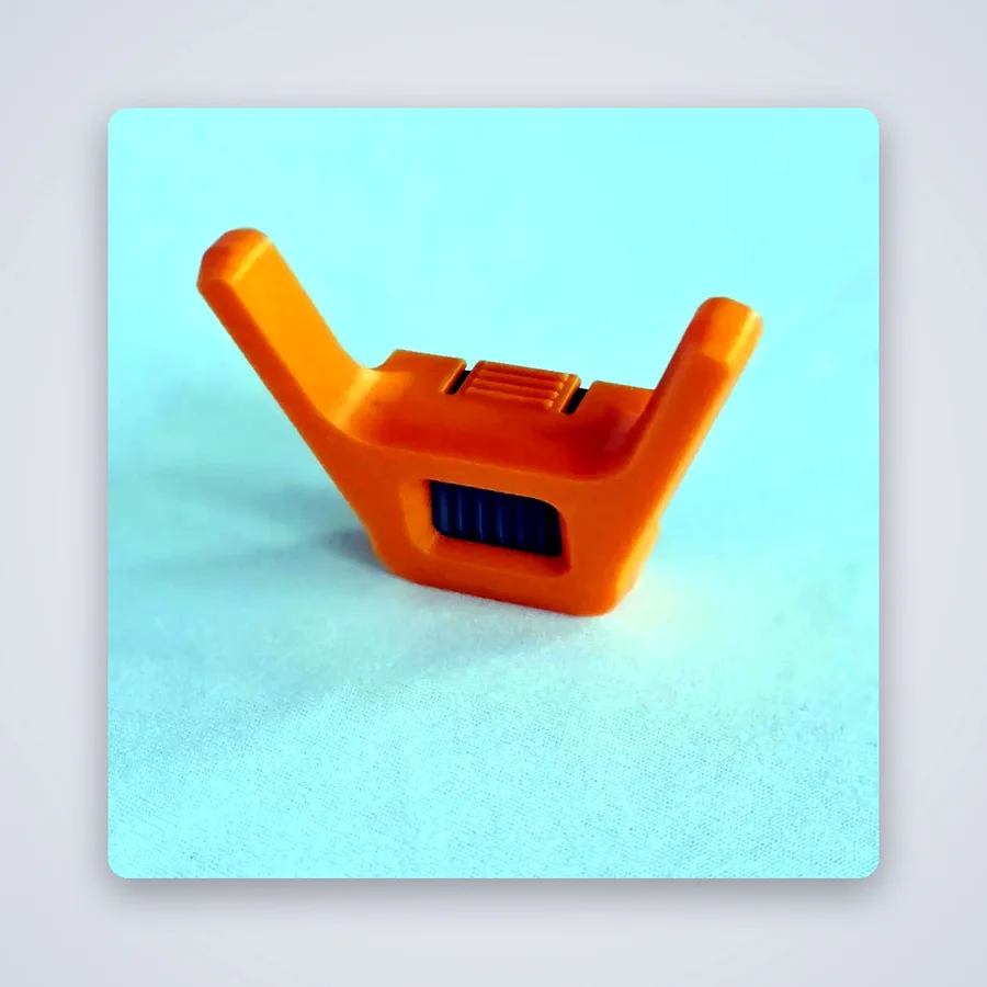 Protector de antenas naranja impreso en 3D para el mando RC del DJI Neo 2